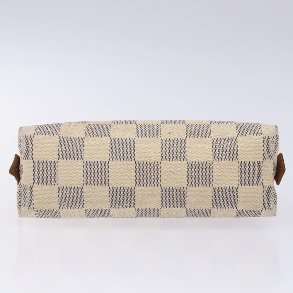 LOUIS VUITTON Damier Azur Pochette Cosmetic PM Pouch N60024 LV Auth 133169 - Picture 6 of 16